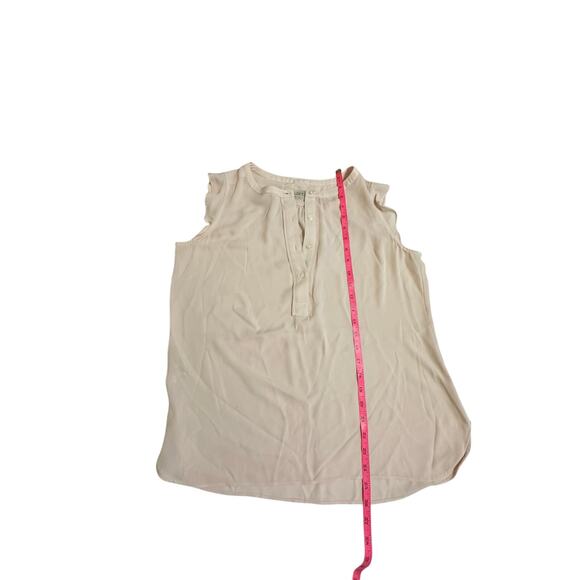 LOFT Blush Flutter Sleeve Blouse - Size M - Picture 6 of 10